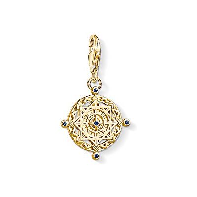 THOMAS SABO Damen Charm-Anhänger Vintage Kompass Charm Club 925 Sterling Silber 1662-922-39 THOMAS SABO Damen Charm-Anhänger Vintage Kompass Charm Club 925 Sterling Silber 1662-922-39