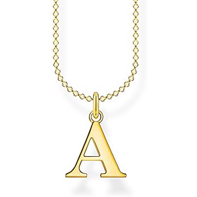 THOMAS SABO Halskette Buchstabe A vergoldetes Silber KE2010-413-39 THOMAS SABO Halskette Buchstabe A vergoldetes Silber KE2010-413-39