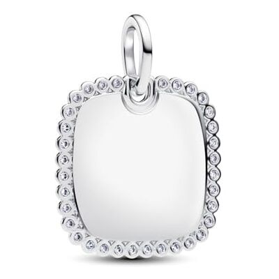 PANDORA Gravierbarer Quadratischer Anhänger 394009C01 Damenhalskette PANDORA Gravierbarer Quadratischer Anhänger 394009C01 Damenhalskette