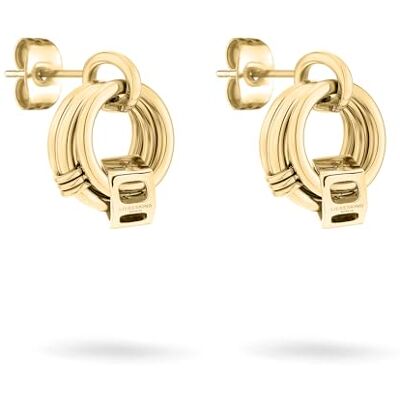 LIEBESKIND BERLIN Damen Schmuck Die Lora-Serie inspiriert von der Hardware der Taschendesigns Kette, Ohrringe & Armband mit ineinander verschlungenen Ringen aus Edelstahl LIEBESKIND BERLIN Damen Schmuck Die Lora-Serie inspiriert von der Hardware der Taschendesigns Kette, Ohrringe & Armband mit ineinander verschlungenen Ringen aus Edelstahl