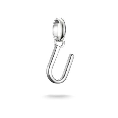 THOMAS SABO Charm-Anhänger Buchstabe U Connect Silber Recyceltes 925 Silber THOMAS SABO Charm-Anhänger Buchstabe U Connect Silber Recyceltes 925 Silber