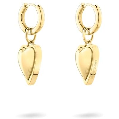 LIEBESKIND BERLIN Damen Schmuck mit Herz Funkelnde Kette, Armband und Ohrringe mit Herz aus Edelstahl in Silber, Gold, Roségold & Bicolor zeitlos, modern und alltagstauglich Geschenkidee, Gold LIEBESKIND BERLIN Damen Schmuck mit Herz Funkelnde Kette, Armband und Ohrringe mit Herz aus Edelstahl in Silber, Gold, Roségold & Bicolor zeitlos, modern und alltagstauglich Geschenkidee, Gold