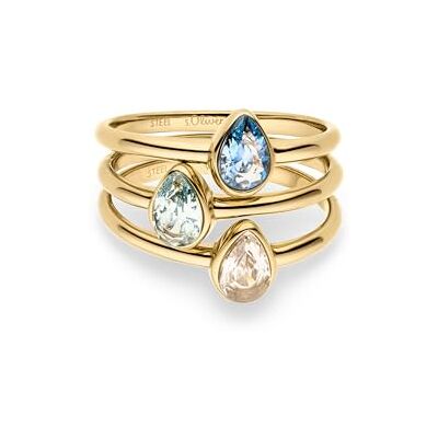 s.Oliver Ring Eleganter Ring aus poliertem Edelstahl gold wasserfest & hautfreundlich s.Oliver Ring Eleganter Ring aus poliertem Edelstahl gold wasserfest & hautfreundlich