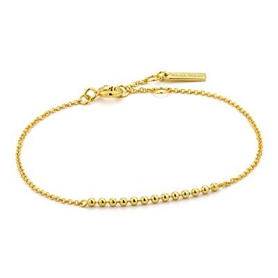 ANIA HAIE Damen Armband MODERN MINIMALISM Multiple Balls aus 925 Sterling Silber 14k vergoldet, bestückt mit 13 Goldperlen, Länge 16,5cm + 2cm Verlängerung, inkl. Geschenkverpackung ANIA HAIE Damen Armband MODERN MINIMALISM Multiple Balls aus 925 Sterling Silber 14k vergoldet, bestückt mit 13 Goldperlen, Länge 16,5cm + 2cm Verlängerung, inkl. Geschenkverpackung