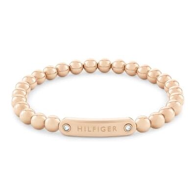 Tommy Hilfiger Jewelry Armband mit Schmuckperlen für Damen Kollektion aus Edelstahl, Gelbgold und Nelkengold Tommy Hilfiger Jewelry Armband mit Schmuckperlen für Damen Kollektion aus Edelstahl, Gelbgold und Nelkengold