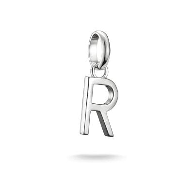 THOMAS SABO Charm-Anhänger Buchstabe R Connect Silber Recyceltes 925 Silber THOMAS SABO Charm-Anhänger Buchstabe R Connect Silber Recyceltes 925 Silber