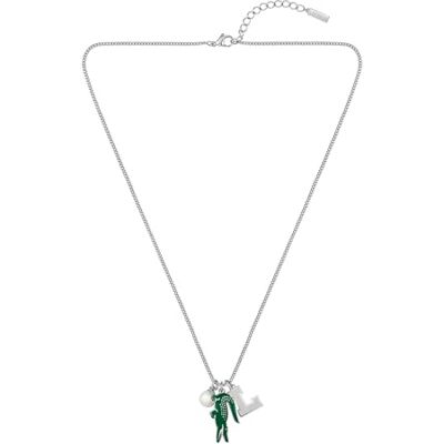 Lacoste Halskette mit Anhänger Für Männer und Frauen Kollektion UMPIRE mit verschiedenen Charms in Edelstahl 2040453 Lacoste Halskette mit Anhänger Für Männer und Frauen Kollektion UMPIRE mit verschiedenen Charms in Edelstahl 2040453