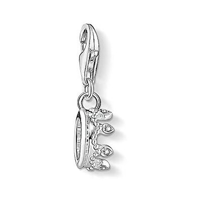 THOMAS SABO Damen Charm-Anhänger Krone 925 Sterling Silber 1796-051-14 THOMAS SABO Damen Charm-Anhänger Krone 925 Sterling Silber 1796-051-14