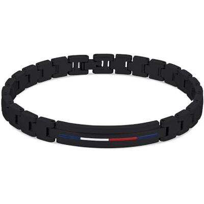 Tommy Hilfiger Jewelry Gliederarmband für Herren mit Schwarzer Ionenbeschichtung (IP) 2790312 Tommy Hilfiger Jewelry Gliederarmband für Herren mit Schwarzer Ionenbeschichtung (IP) 2790312