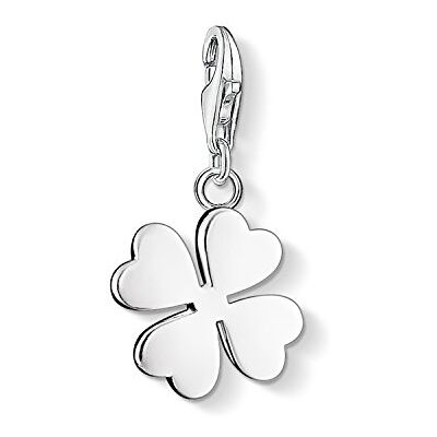 THOMAS SABO Charm-Anhänger Kleeblatt 925er Sterlingsilber THOMAS SABO Charm-Anhänger Kleeblatt 925er Sterlingsilber