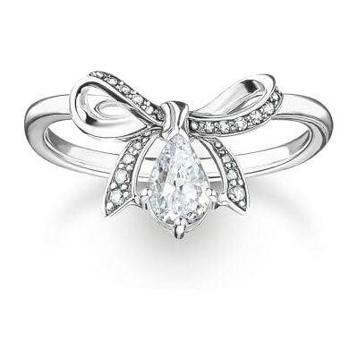 THOMAS SABO Ring mit Schleife Größe 48 Recyceltes 925 Silber. geschw. TR2481-643-14-48 THOMAS SABO Ring mit Schleife Größe 48 Recyceltes 925 Silber. geschw. TR2481-643-14-48