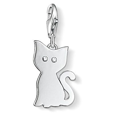 THOMAS SABO Damen Charm-Anhänger Katze Charm Club 925 Sterling Silber 1014-051-14 THOMAS SABO Damen Charm-Anhänger Katze Charm Club 925 Sterling Silber 1014-051-14