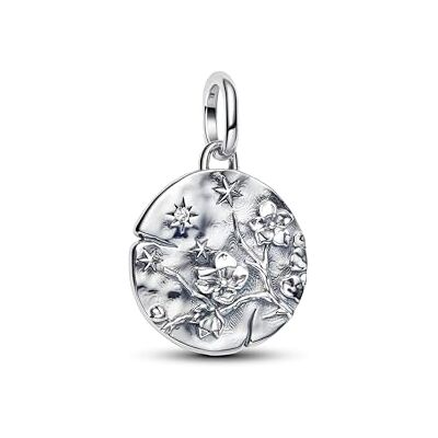 PANDORA Kirschblüte Medaillon-Charm 794085C01 Charm Anhänger PANDORA Kirschblüte Medaillon-Charm 794085C01 Charm Anhänger