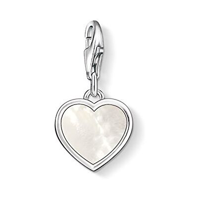 THOMAS SABO Charm-Anhänger Perlmuttherz 925er Sterlingsilber THOMAS SABO Charm-Anhänger Perlmuttherz 925er Sterlingsilber