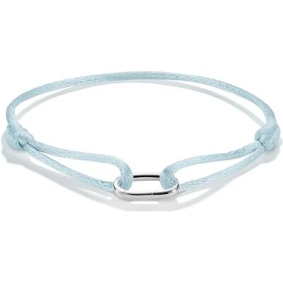 THOMAS SABO Textilarmband türkis Connect 925 Sterling Silber C1210-001-17-L24V THOMAS SABO Textilarmband türkis Connect 925 Sterling Silber C1210-001-17-L24V