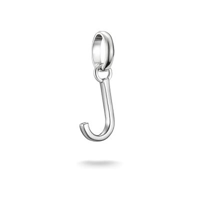 THOMAS SABO Charm-Anhänger Buchstabe J Connect Silber Recyceltes 925 Silber THOMAS SABO Charm-Anhänger Buchstabe J Connect Silber Recyceltes 925 Silber