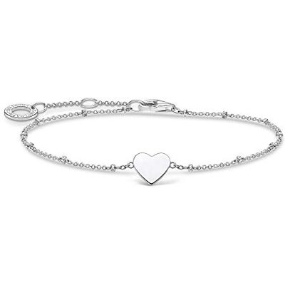 THOMAS SABO Armband Herz mit Kugeln silber 925 Sterling Silber A1991-001-21-L19V THOMAS SABO Armband Herz mit Kugeln silber 925 Sterling Silber A1991-001-21-L19V