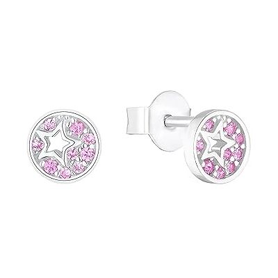 s.Oliver Ohrstecker 925 Sterling Silber Mädchen Kinder Ohrschmuck, mit Zirkonia synth., 0,6 cm, Silber, Stern, Kommt in Schmuck Geschenk Box, 2036818 s.Oliver Ohrstecker 925 Sterling Silber Mädchen Kinder Ohrschmuck, mit Zirkonia synth., 0,6 cm, Silber, Stern, Kommt in Schmuck Geschenk Box, 2036818