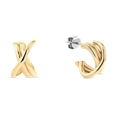 Tommy Hilfiger Jewelry Steckerohrringe für Damen aus Gelbgold mit einem Nautischen Knoten 2780993 Tommy Hilfiger Jewelry Steckerohrringe für Damen aus Gelbgold mit einem Nautischen Knoten 2780993