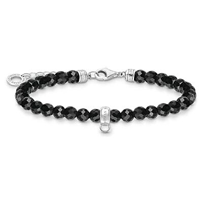 THOMAS SABO Armband mit schwarzen Perlen 925 Sterlingsilber THOMAS SABO Armband mit schwarzen Perlen 925 Sterlingsilber