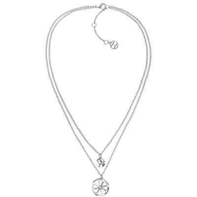 Tommy Hilfiger Jewelry Halskette für Damen aus Edelstahl mit Kristallen 2780067 Tommy Hilfiger Jewelry Halskette für Damen aus Edelstahl mit Kristallen 2780067