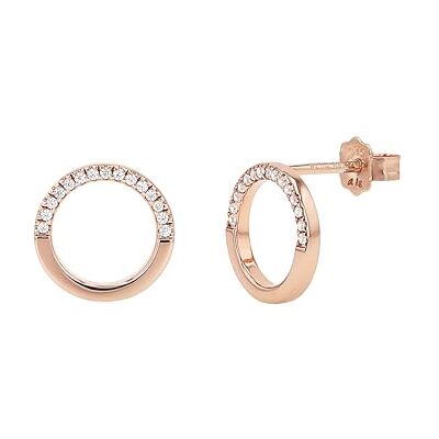 TOM TAILOR Ohrstecker für Damen, Sterling Silber 925, mit Zirkonia, 12 mm, rosefarben, Geschenkidee, Ohrschmuck, Damenschmuck, 2100578 TOM TAILOR Ohrstecker für Damen, Sterling Silber 925, mit Zirkonia, 12 mm, rosefarben, Geschenkidee, Ohrschmuck, Damenschmuck, 2100578