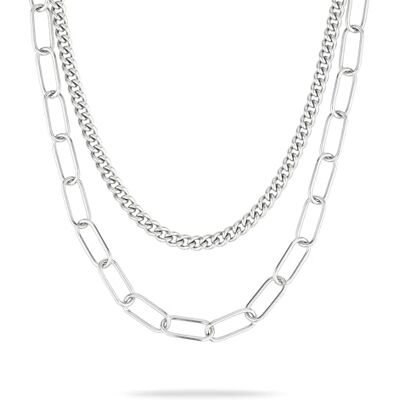 LIEBESKIND Berlin Halskette LJ-1380-N-53 Silber LIEBESKIND Berlin Halskette LJ-1380-N-53 Silber