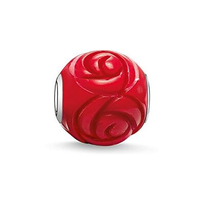THOMAS SABO Bead Rote Rose 925er Sterlingsilber THOMAS SABO Bead Rote Rose 925er Sterlingsilber