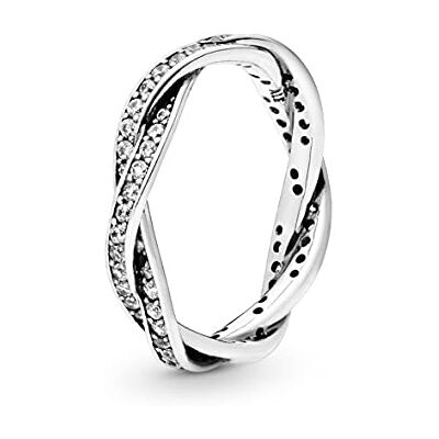 PANDORA Damen-Ring 925 Sterling Silber Zirkonia weiß Gr.56 (17.8) 190892CZ-56 PANDORA Damen-Ring 925 Sterling Silber Zirkonia weiß Gr.56 (17.8) 190892CZ-56