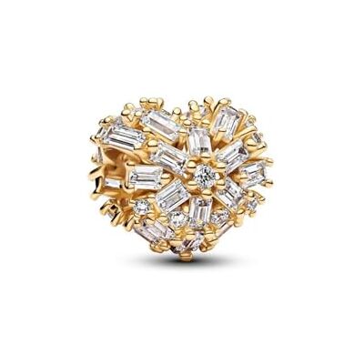 PANDORA Funkelndes Herz Charm 764240C01 Charm Anhänger PANDORA Funkelndes Herz Charm 764240C01 Charm Anhänger