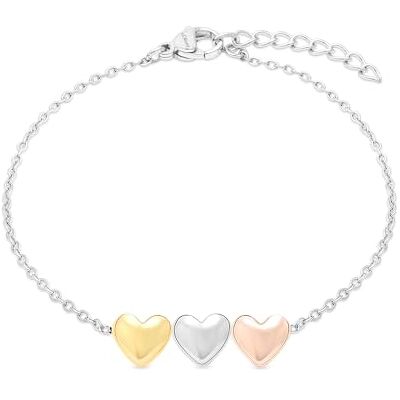 s.Oliver Bracelet Elegantes Armband aus poliertem Edelstahl silber Ankerkette verstellbar bis 18 cm wasserfest & hautfreundlich s.Oliver Bracelet Elegantes Armband aus poliertem Edelstahl silber Ankerkette verstellbar bis 18 cm wasserfest & hautfreundlich
