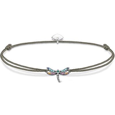 THOMAS SABO Damen Armband Little Secret Libelle bunt 925 Sterling Silber LS073-298-7-L20v THOMAS SABO Damen Armband Little Secret Libelle bunt 925 Sterling Silber LS073-298-7-L20v