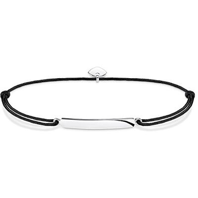 THOMAS SABO Armband Little Secret klassisch 925 Sterlingsilber, Nylon THOMAS SABO Armband Little Secret klassisch 925 Sterlingsilber, Nylon