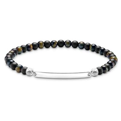THOMAS SABO Gravierbares Armband mit Beads Recyceltes 925 Silber A2178-372-7-L21 THOMAS SABO Gravierbares Armband mit Beads Recyceltes 925 Silber A2178-372-7-L21