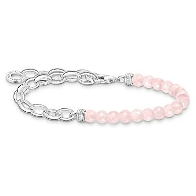 THOMAS SABO Armband mit rosa Perlen 925 Sterlingsilber THOMAS SABO Armband mit rosa Perlen 925 Sterlingsilber