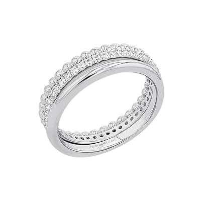 TOM TAILOR Steckring für Damen, Silber 925, 6 mm, mit Zirkonia, silber, Geschenkidee, kommt in Schmuck Geschenk Box, 2100650 TOM TAILOR Steckring für Damen, Silber 925, 6 mm, mit Zirkonia, silber, Geschenkidee, kommt in Schmuck Geschenk Box, 2100650