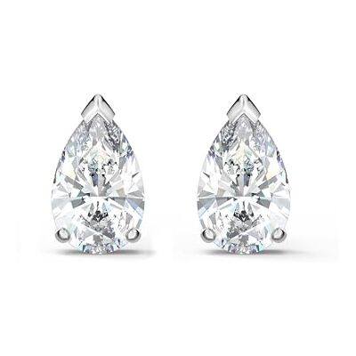 Swarovski Attract Ohrstecker, Tropfenschliff, Weiß, Rhodiniert Swarovski Attract Ohrstecker, Tropfenschliff, Weiß, Rhodiniert
