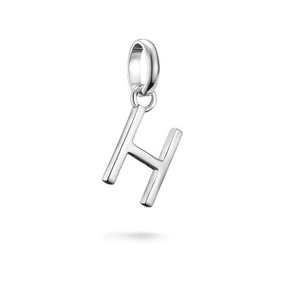 THOMAS SABO Charm-Anhänger Buchstabe H Connect Silber Recyceltes 925 Silber THOMAS SABO Charm-Anhänger Buchstabe H Connect Silber Recyceltes 925 Silber