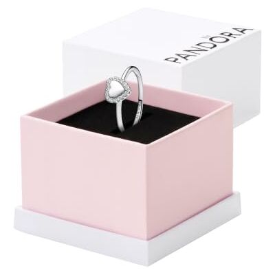 PANDORA Gravierbarer Herz Strahlenkranz Ring 193801C01 Damenring PANDORA Gravierbarer Herz Strahlenkranz Ring 193801C01 Damenring