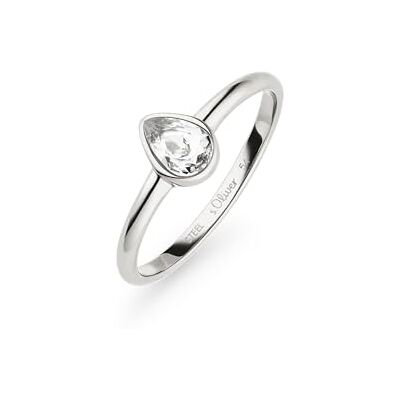 s.Oliver Ring Eleganter Ring aus poliertem Edelstahl silber wasserfest & hautfreundlich s.Oliver Ring Eleganter Ring aus poliertem Edelstahl silber wasserfest & hautfreundlich