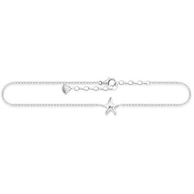 THOMAS SABO Fußkettchen Feder 925 Sterling Silber AK0008-001-21-L27v THOMAS SABO Fußkettchen Feder 925 Sterling Silber AK0008-001-21-L27v