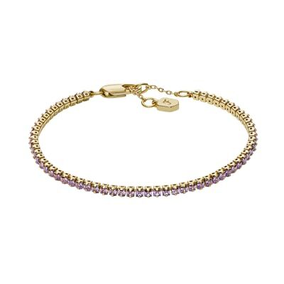 Fossil Ellis Damen Gold-Ton Messing Armband, JA7306710 Fossil Ellis Damen Gold-Ton Messing Armband, JA7306710
