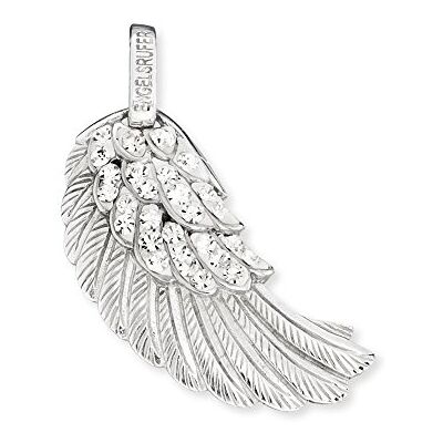 Engelsrufer Flügel Anhänger für Damen 925er-Sterlingsilber mit weißen Kristallen 45 mm Engelsrufer Flügel Anhänger für Damen 925er-Sterlingsilber mit weißen Kristallen 45 mm
