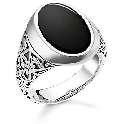 THOMAS SABO Ring schwarz 925 Sterlingsilber, Geschwärzt THOMAS SABO Ring schwarz 925 Sterlingsilber, Geschwärzt