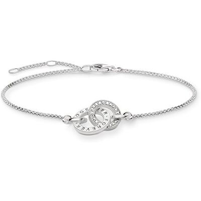THOMAS SABO Damen Armband Together Forever Zirkonia 925 Sterling Silber A1551-051-14 THOMAS SABO Damen Armband Together Forever Zirkonia 925 Sterling Silber A1551-051-14