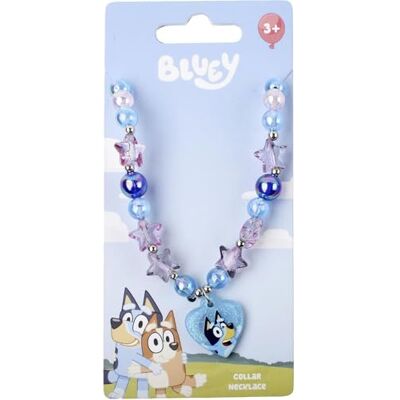CERDÁ LIFE'S LITTLE MOMENTS Bluey Kinderkette mit Herzanhänger Modeschmuck für Mädchen ab 3 Jahren mit Sternperlen und originellem Design CERDÁ LIFE'S LITTLE MOMENTS Bluey Kinderkette mit Herzanhänger Modeschmuck für Mädchen ab 3 Jahren mit Sternperlen und originellem Design