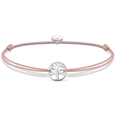 THOMAS SABO Damen Stoffarmband Little Secret Tree of Love 925 Sterling Silber LS031-401-19-L20V THOMAS SABO Damen Stoffarmband Little Secret Tree of Love 925 Sterling Silber LS031-401-19-L20V