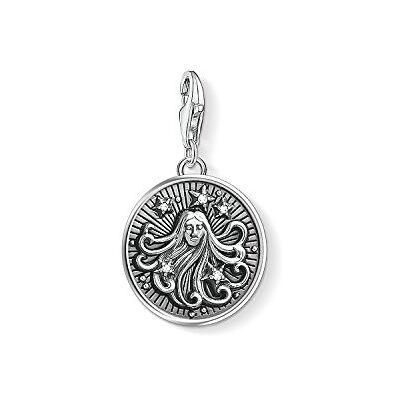 THOMAS SABO Damen Herren-Charm-Anhänger Sternzeichen Jungfrau Charm Club 925 Sterling Silber 1645-643-21 THOMAS SABO Damen Herren-Charm-Anhänger Sternzeichen Jungfrau Charm Club 925 Sterling Silber 1645-643-21