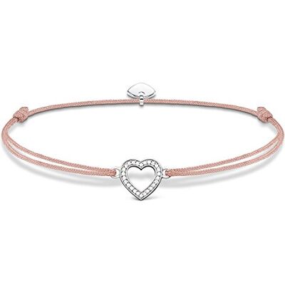 THOMAS SABO Damen Armband Little Secret Herz 925 Sterling Silber LS029-401-19-L20v THOMAS SABO Damen Armband Little Secret Herz 925 Sterling Silber LS029-401-19-L20v