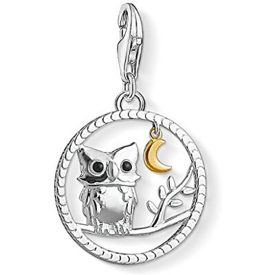 THOMAS SABO Damen Charm-Anhänger Nachteule Charm Club 925 Sterling Silber 1392-427-11 THOMAS SABO Damen Charm-Anhänger Nachteule Charm Club 925 Sterling Silber 1392-427-11